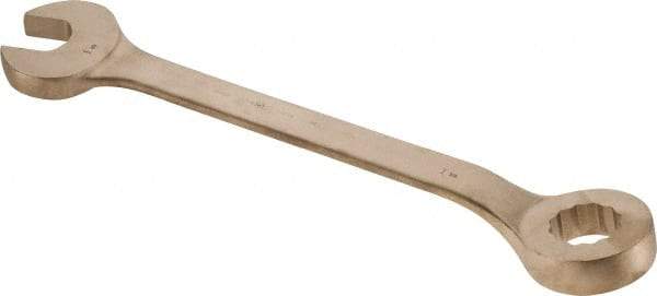 Ampco - 1-7/8" 12 Point Offset Combination Wrench - 15° Offset Angle, 22-3/4" OAL, Aluminum Bronze, Plain Finish - Americas Industrial Supply