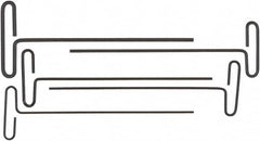 Bondhus - 5 Piece Loop T-Handle Hex Key Set - Hex Range 2.5 to 6mm, 9" OAL, Protanium High Torque Steel - Americas Industrial Supply