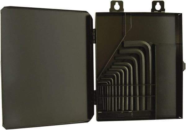 Bondhus - 15 Piece L-Key Hex Key Set - Hex Range 0.028 to 3/8", 8" OAL, Protanium High Torque Steel - Americas Industrial Supply