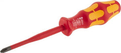Wera - #2, 8-1/2" OAL, Insulated Phillips Screwdriver - Americas Industrial Supply