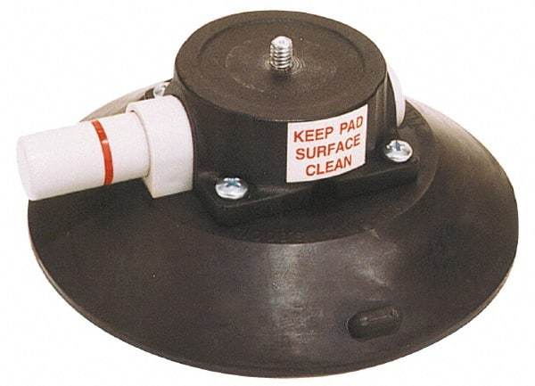 Woods Power-Grip - 70 Lb. Capacity Vacuum Mount Lifter - 6 Inch Diameter Aluminum Cup and 1/4-20 x 1/4 Inch Length Stud Mount - Americas Industrial Supply
