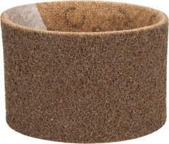 Made in USA - 3-1/2" Wide x 15-1/2" OAL, Aluminum Oxide Abrasive Belt - Aluminum Oxide, Coarse, Nonwoven - Americas Industrial Supply