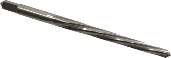 Cleveland - #1 Pin, 0.1798" Diam, 0.1447" Small End, 3/16" Diam Straight Shank, 1-11/16" Flute, Taper Pin Reamer - Americas Industrial Supply