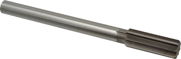 Cleveland - 31/32" High Speed Steel 8 Flute Chucking Reamer - Straight Flute, Straight Shank, 2-5/8" Flute Length, 10" OAL - Americas Industrial Supply