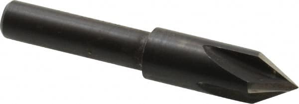 Cleveland - 1/4" Head Diam, 3/16" Shank Diam, 4 Flute 60° High Speed Steel Countersink - Americas Industrial Supply