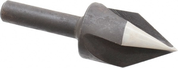 Cleveland - 1-1/4" Head Diam, 1/2" Shank Diam, 3 Flute 60° High Speed Steel Countersink - Americas Industrial Supply