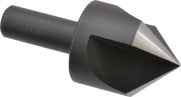 Cleveland - 1-1/4" Head Diam, 1/2" Shank Diam, 3 Flute 90° High Speed Steel Countersink - Americas Industrial Supply