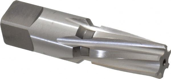 Cleveland - 3/8" Pipe, 0.606" Diam, 0.54" Small End Diam, Straight Shank, 1-1/16" Flute, Taper Pipe Reamer - Americas Industrial Supply
