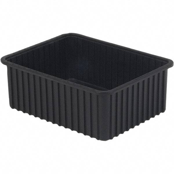 LEWISBins+ - 17-3/8" Wide x 8" High, Black Bin Divider Box - Use with DV1780 Short, DV2280 Long - Americas Industrial Supply