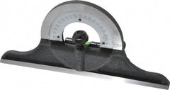 SPI - 12 to 24 Inch Long Blade, Combination Square Protractor Head - Cast Iron - Americas Industrial Supply