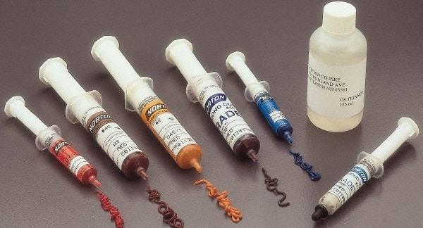 Norton - 18 g Diamond Grit Compound - Compound Grade Fine, Grade 15, Blue, Use on Ceramic, General Purpose & Metal - Americas Industrial Supply