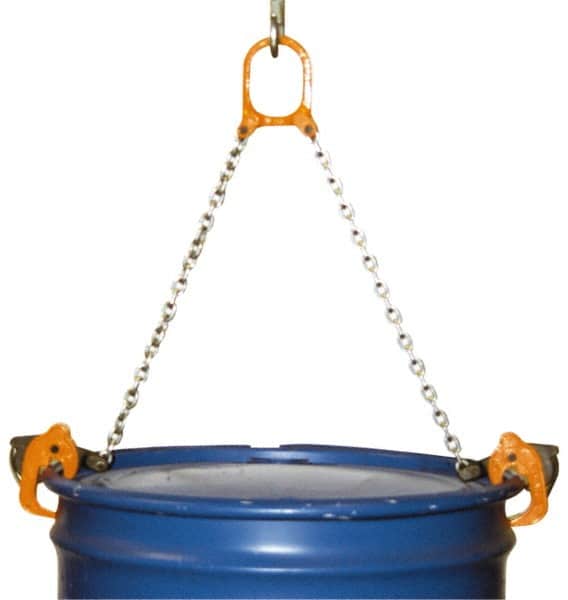 Vestil - 2,000 Lb Load Capacity, 30 & 55 Gal Drum Lifter - For 30 Gal & 55 Gal Drums - Americas Industrial Supply
