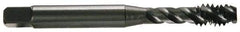 OSG - 5/8-18 UNF 4 Flute 3B Modified Bottoming Spiral Flute Tap - Vanadium High Speed Steel, TiCN Finish, 3-13/16" OAL, Right Hand Flute, Right Hand Thread, H3, Series 290 - Americas Industrial Supply
