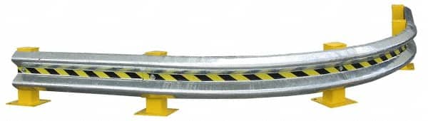 Vestil - Guard Rail Type: Heavy Duty Guardrail Style: Curved - Americas Industrial Supply