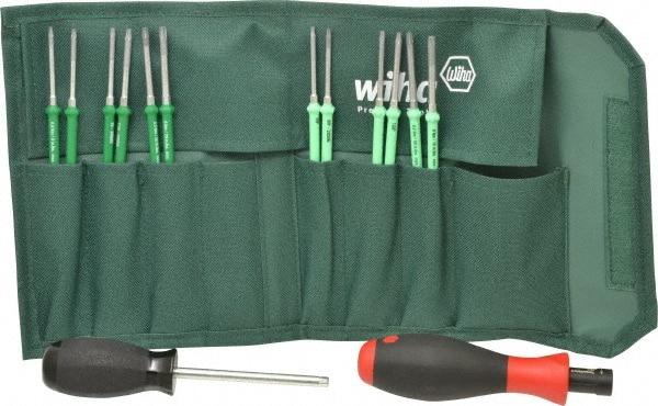 Wiha - 14 Piece Bit Screwdriver - Torx, TorxPlus, Torque Control Set - Americas Industrial Supply
