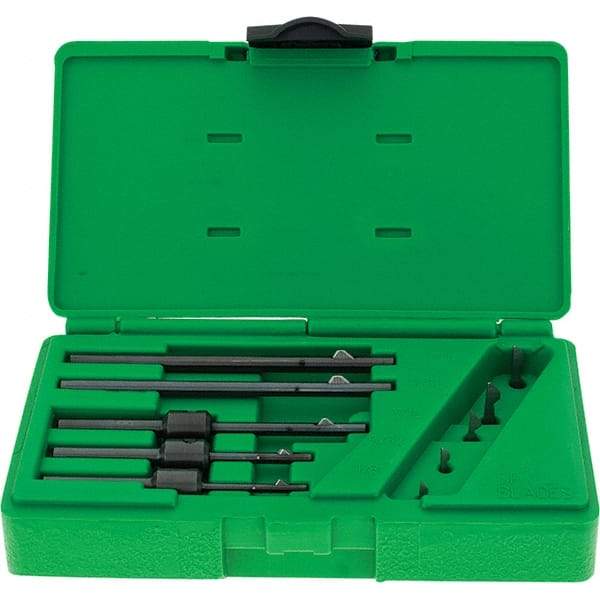 Deburr Master - 5 Piece Power Deburring Tool Set - Includes 1/8 to 1/4" Diam Hole Range Tools - Americas Industrial Supply