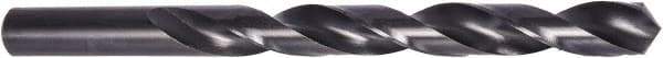 DORMER - 19.5mm 118° High Speed Steel Jobber Drill - Oxide Finish, Right Hand Cut, Spiral Flute, Straight Shank, 205mm OAL - Americas Industrial Supply