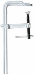 Bessey - 7" Deep Throat, 24" Max Capacity, Standard Sliding Arm Clamp - 4,880 Lb Clamping Pressure, 0.85" Spindle Diam - Americas Industrial Supply