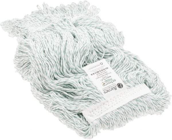Made in USA - 5" Large Rayon Loop End Mop Head - Clamp Jaw Connection - Americas Industrial Supply