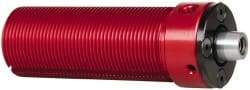 De-Sta-Co - 25 Lb Clamping Force, Left Hand Swing, 21.59mm Total Stroke, Single-Acting Pneumatic Swing Clamp - 10-32 Port, 72.9mm Body Length x 31.8mm Body Width, 4.1 cm3 (Clamp), 130 Max psi - Americas Industrial Supply