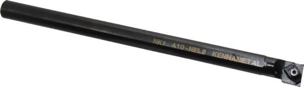 Kennametal - 25.4mm Min Bore Diam, 10" OAL, 5/8" Shank Diam, A-NE Indexable Boring Bar - N. Insert, Clamp Holding Method - Americas Industrial Supply