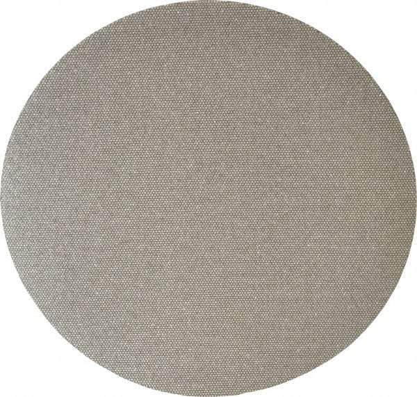 Norton - 6" Diam, 120 Grit Diamond Adhesive PSA Disc - Medium Grade, Black, Cloth Backing, Flexible - Americas Industrial Supply
