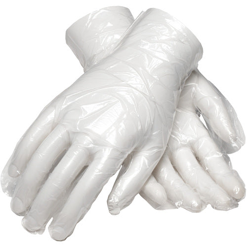 65-544/XL Disposable Gloves - Ambi-Dex Disposable Polyethylene - Food Grade - Embossed - 500/Bx - 1 mil - Exact Industrial Supply