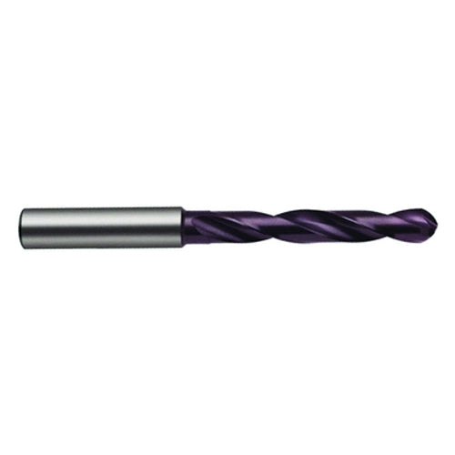 5/32″ Dia. × 16 mm Shank × 36 mm Flute Length × 74 mm OAL, 140°, Round Solid Carbide Drill - Exact Industrial Supply