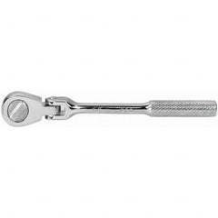 SK - Pear Head - Chrome Finish, 6.3" OAL, 60 Gear Teeth - Americas Industrial Supply