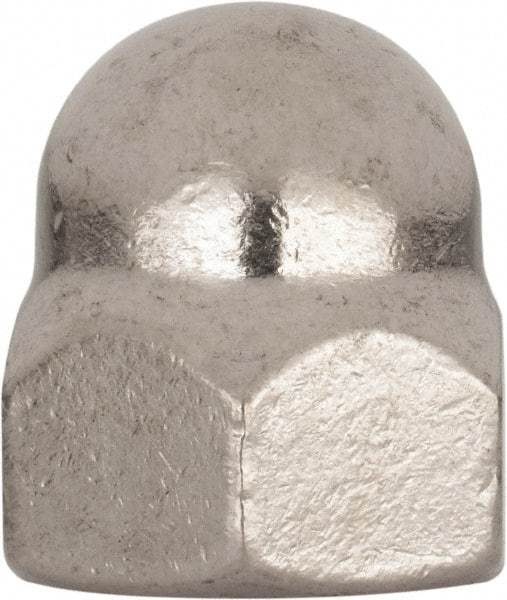 Value Collection - M24x3 Metric Coarse, 36mm Width Across Flats, Uncoated, Stainless Steel Acorn Nut - 42mm Overall Height, Austenitic A4, DIN 1587 - Americas Industrial Supply