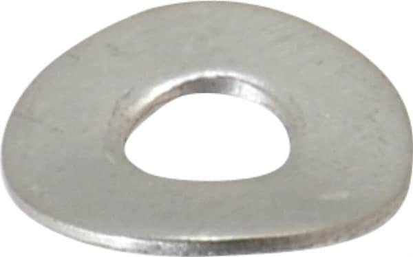 Value Collection - M3 Screw, 3.2mm ID x 8mm OD, Grade 18-8 Stainless Steel Wave Disc Spring - 0.5mm Thick, 1.6mm Overall Height - Americas Industrial Supply