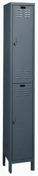 Hallowell - 2 Door, 2 Tier, ValueMax Wardrobe Lockers - Americas Industrial Supply