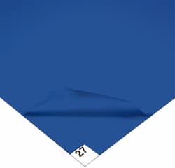 Wearwell - 3' Long x 2' Wide x 1/8" Thick, Dry Environment, Smooth Pattern Clean Room Matting - Tacky Sheets, Blue, 30 Layers per Mat, Series 095 - Americas Industrial Supply
