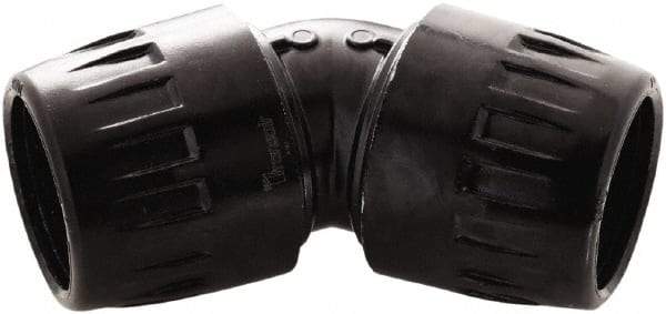 Transair - 1-1/2" ID, 40mm OD, 45° Union Elbow - Plastic, 232 Max psi - Americas Industrial Supply