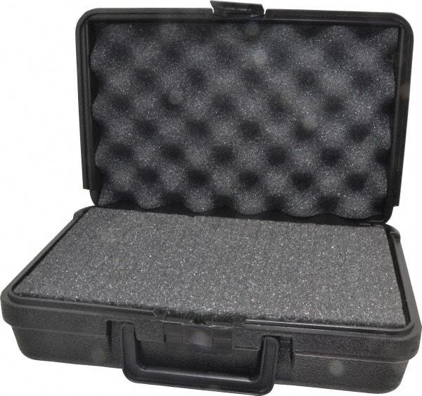 Platt - 12" Wide x 3-3/4" High, Clamshell Hard Case - Black, Polyethylene - Americas Industrial Supply