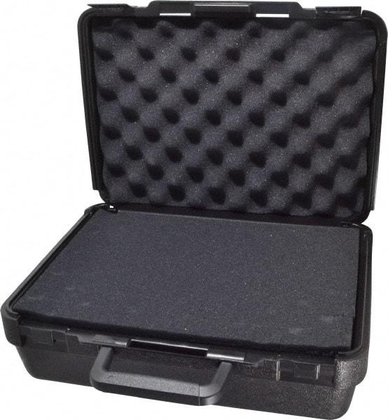 Platt - 13-1/2" Wide x 5-1/2" High, Clamshell Hard Case - Black, Polyethylene - Americas Industrial Supply