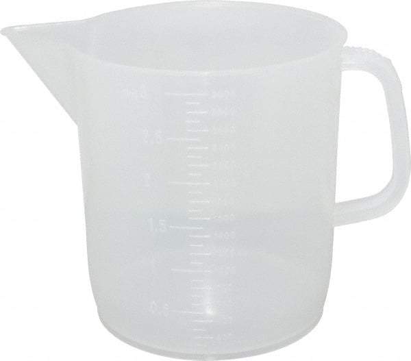 Dynalon Labware - 3,000 ml Polypropylene Graduated Beaker - 100 ml Graduation, 6-1/2" Diam x 7-5/64" High - Americas Industrial Supply
