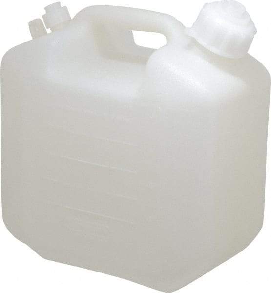 Bel-Art - 1-1/4 Gal Carboy - Polyethylene, White, 5-1/2" High x 9.6" Diam, 3/4" Cap - Americas Industrial Supply