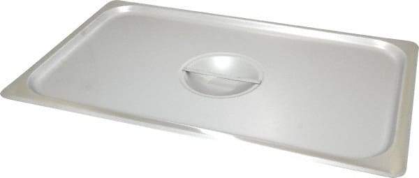 VOLLRATH - 20.8" Long x 12.8" Wide, Rectangular Stainless Steel Lid - Use with Food Pan - Americas Industrial Supply