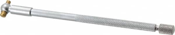 SPI - 5/16 to 1/2 Inch, 4.2 Inch Overall Length, Telescoping Gage - 4 Inch Long Handle, Hardened Tool Steel, Satin Chrome Finish and TiN Coated Working Faces - Americas Industrial Supply