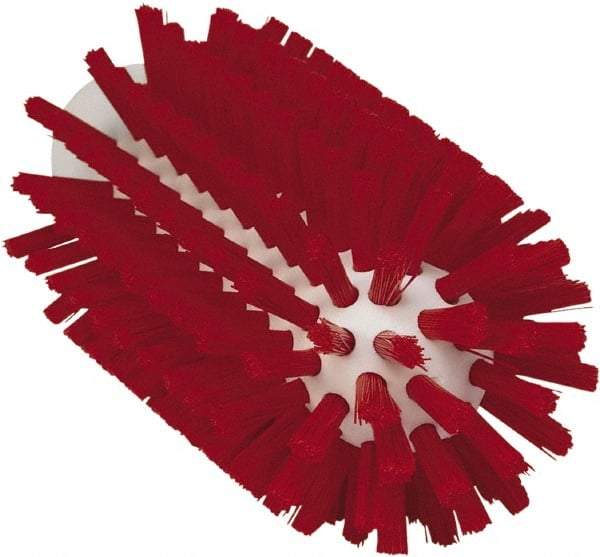 Vikan - 2-1/2" Diam Polyester Tube Brush - 6" OAL, 5-1/4" Head Length, Polypropylene Handle - Americas Industrial Supply