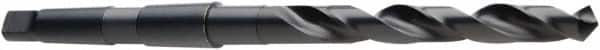 DORMER - 49mm, 4MT 118° Point High Speed Steel Taper Shank Drill Bit - Oxide Finish, 220mm Flute Length, 369mm OAL, Spiral Flute, Series A130 - Americas Industrial Supply