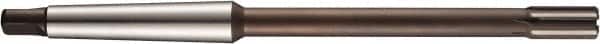 DORMER - 19mm Solid Carbide 6 Flute Chucking Reamer - Straight Flute, 2MT Morse Taper Shank, 22mm Flute Length, 223mm OAL - Americas Industrial Supply