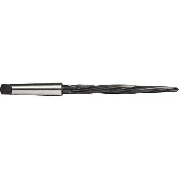 Union Butterfield - 7/16" Reamer Diam, 1/4" Small End Diam, 2MT Morse Taper Shank, 4-3/8" Flute, Bridge Reamer - Americas Industrial Supply