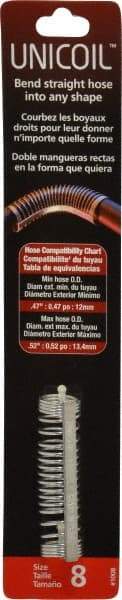 Precision Brand - #8 Hose Bender - 0.52" Max Hose OD, 90° Max Bend Angle - Americas Industrial Supply