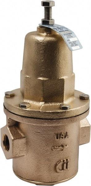 Conbraco - 400 Max psi Direct Pressure Reducing Valve - 2-1/2" Female NPT Connection, 16" High x 8.13" Wide, 25 to 75 psi Reduced Pressure Range - Americas Industrial Supply