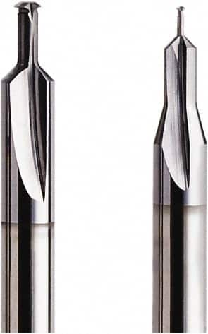 Seco - M1.4x0.30 Metric Coarse, 0.0382" Cutting Diam, 2 Flute, Solid Carbide Helical Flute Thread Mill - Internal Thread, 2.63mm LOC, 40mm OAL, 3mm Shank Diam - Americas Industrial Supply