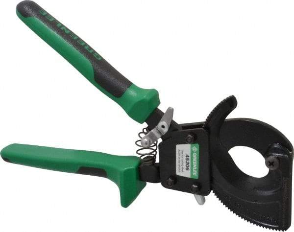 Greenlee - 10" OAL, 1-3/8" Capacity, Cable Cutter - Molded Plastic Handle - Americas Industrial Supply