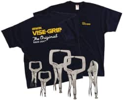 Irwin - 5 Piece C-Clamps Plier Set - Comes in Display Card - Americas Industrial Supply