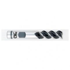 7/8" Dia. - 4-1/8" OAL - Bright VC10-50° Helix - Square End SE EM - 4 FL - Americas Industrial Supply